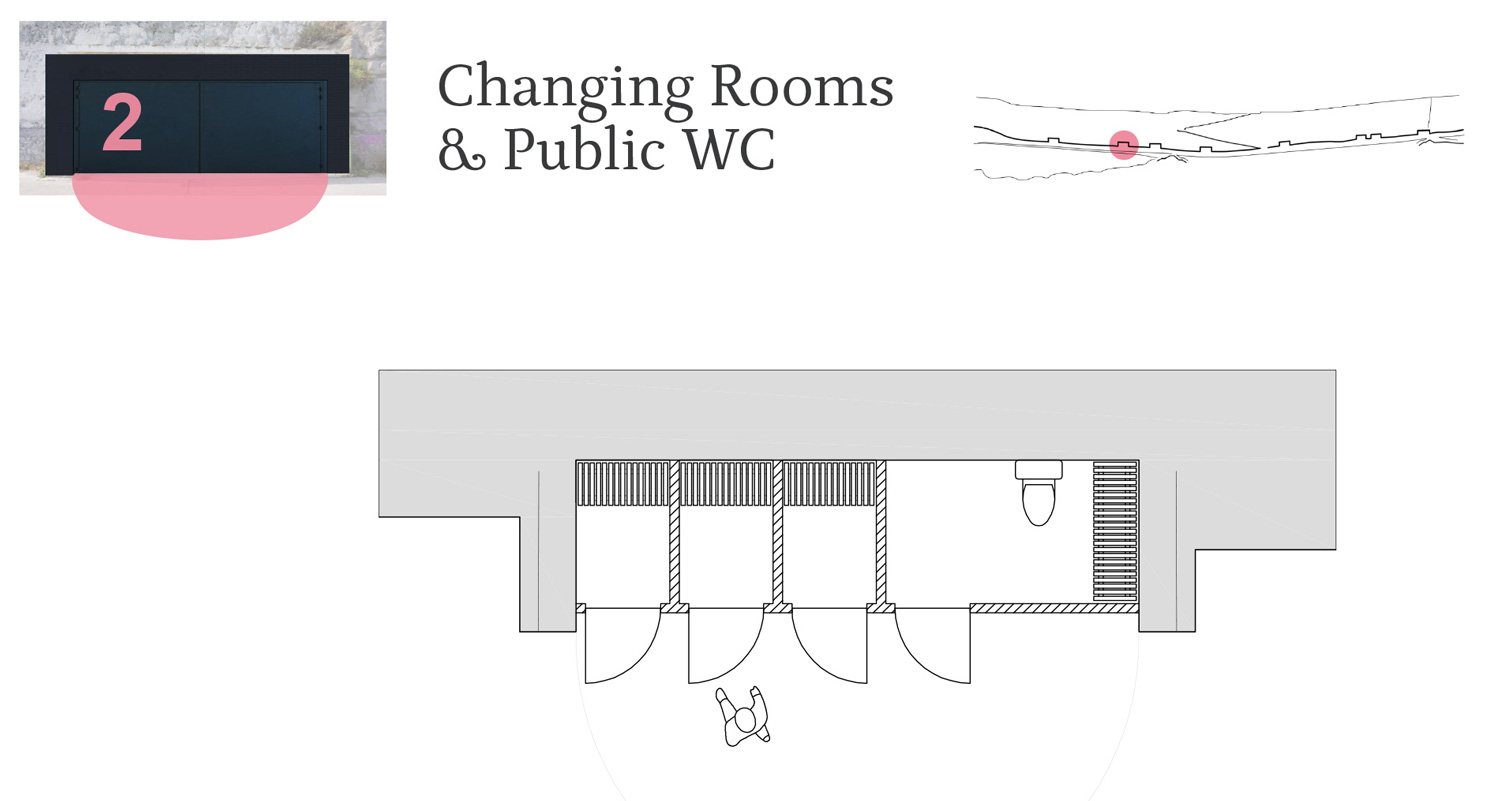 Architect proposals - changing rooms and WC